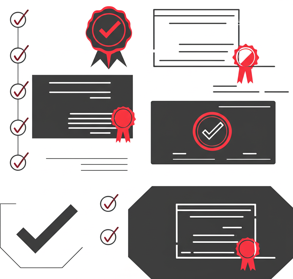 Compliance certification visualization